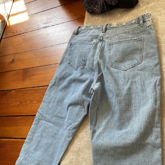 Misguided petite straight baggy jeans - Picture 3 of 4